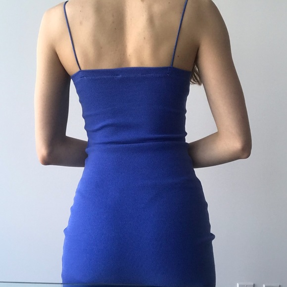 ZARA Ribbed Mini Dress - Picture 2 of 3